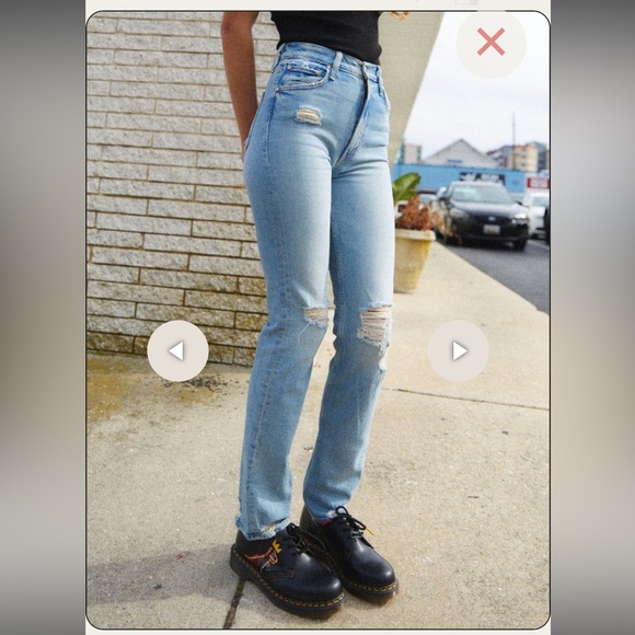 Mother Denim High Waisted Rider Skimp in The Confession Size 26 82 - Picture 1 of 16
